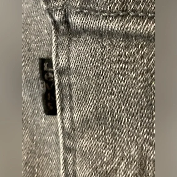 Levi’s 721 High Rise Skinny Jeans Size 27 Stretchy Grey Measures W26 L29 - Picture 7 of 10